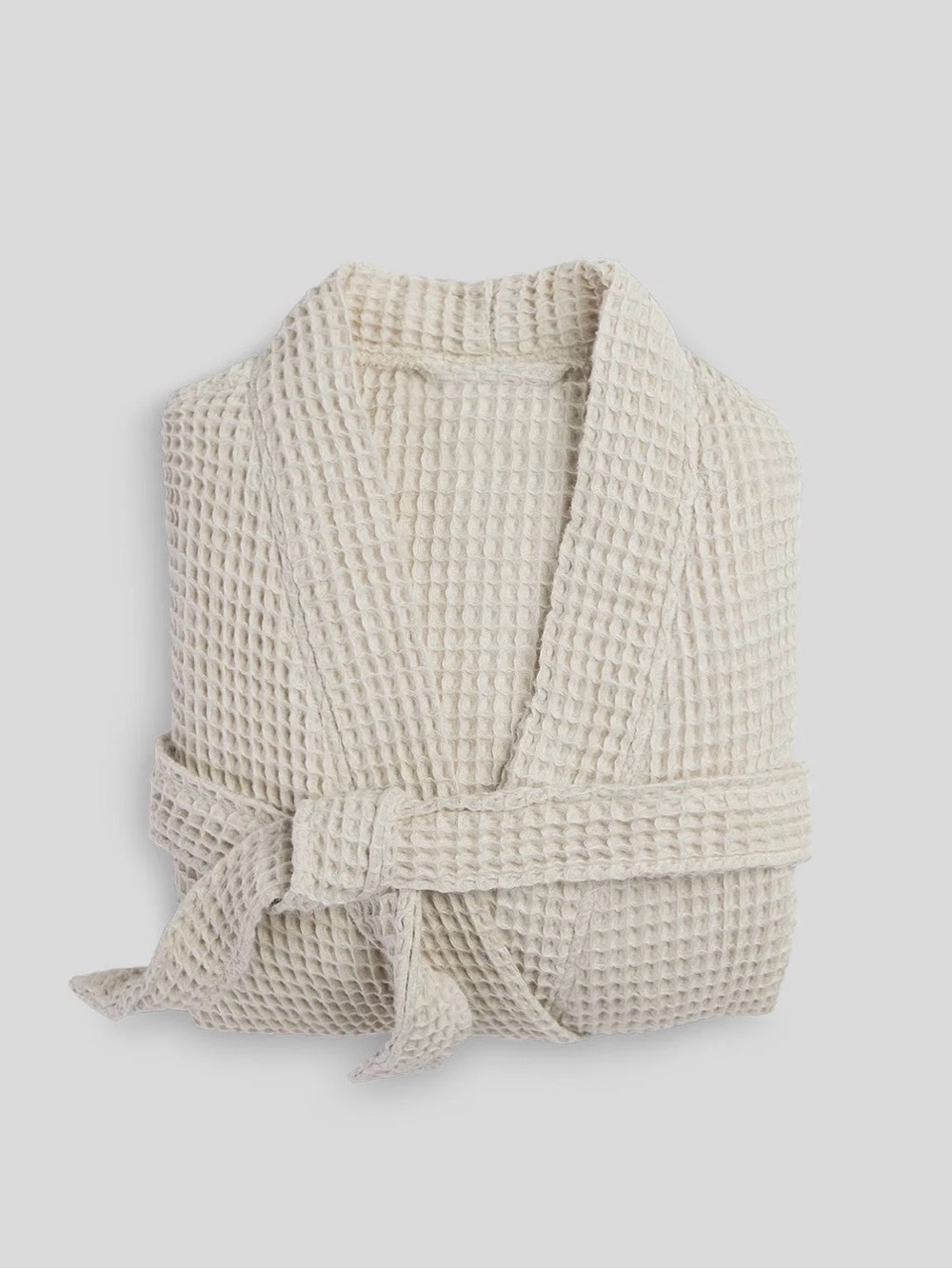 Parachute Waffle Robe - TAN